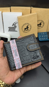 Genuine sheep leather wallet